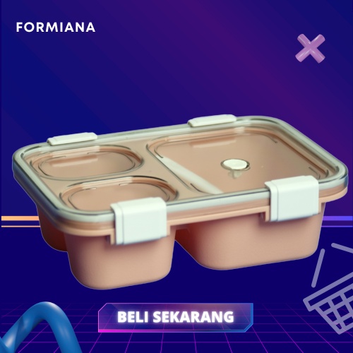 FM - Lunch Box Kotak Makan 8015 Serbaguna / Wadah Bekal Anak