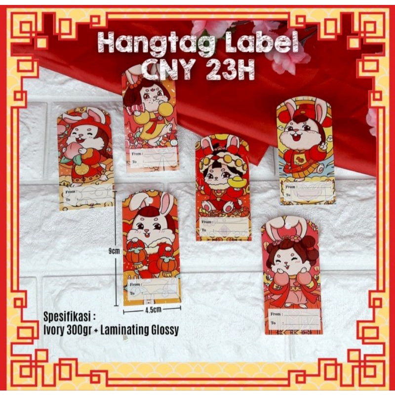 

Hangtag 23H | Hangtag Imlek | Hangtag Chinese New Year | Gift Tag