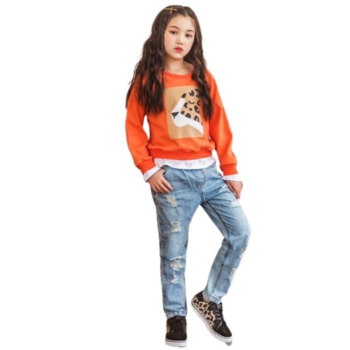 Tokomilkan - LEOPARD Sweater / Sweater Fleece Anak Perempuan 1 - 6 tahun