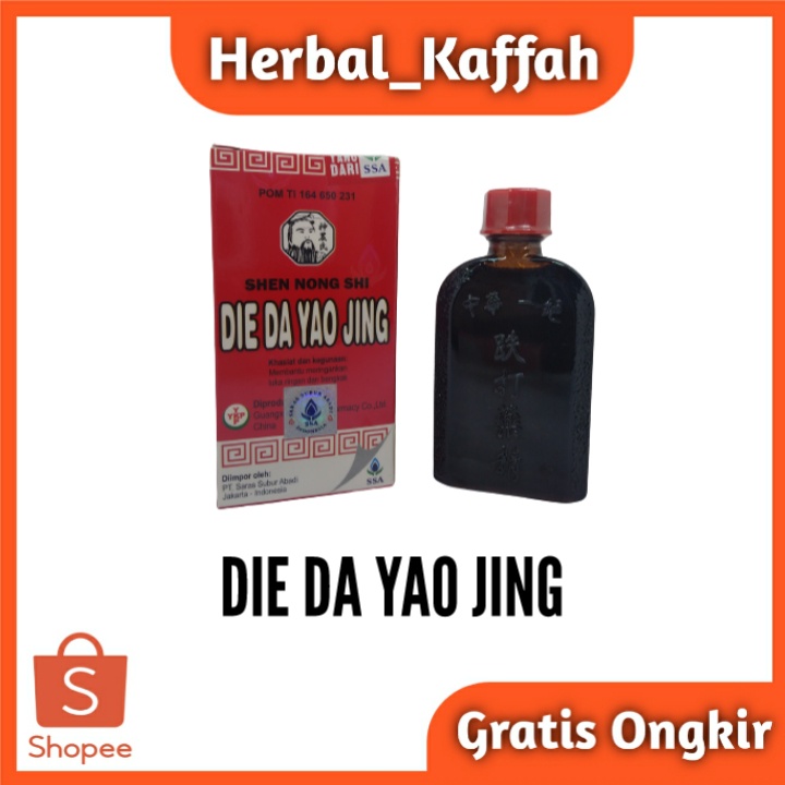 Die Da Yao Jing Original Obat Luka Merah 30ml Original