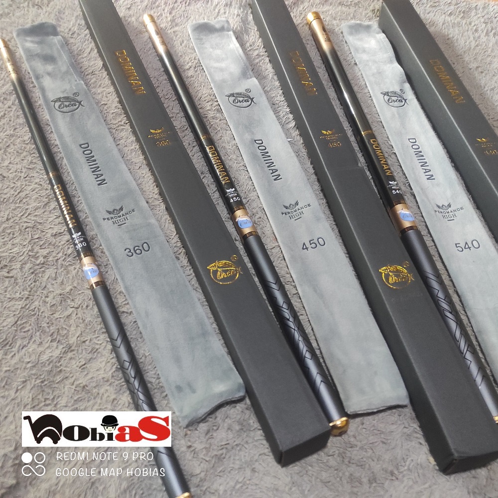 Joran Pancing action KAKU Tegek Orca Dominan 360. 450. 540