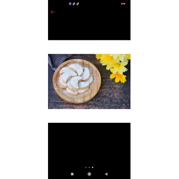 

putri salju, kue kering putri salju, kue hari raya, cemilan