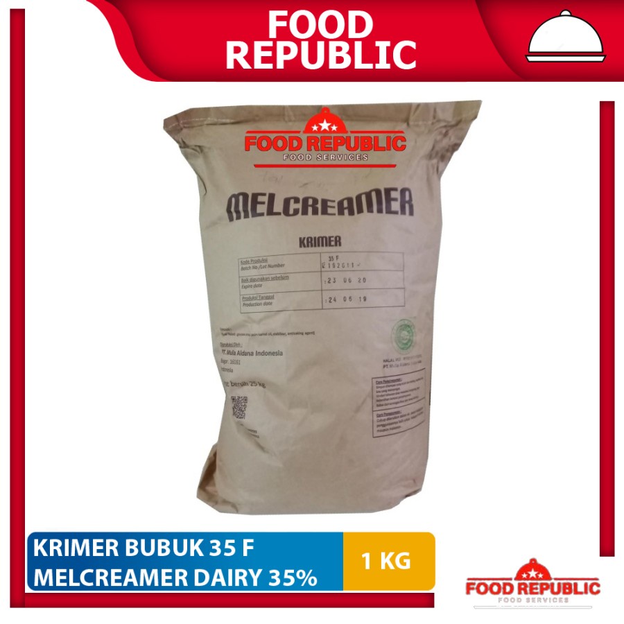 

KRIMER BUBUK - CREAMER POWDER 1 KG FAT 35% NON DAIRY HALAL