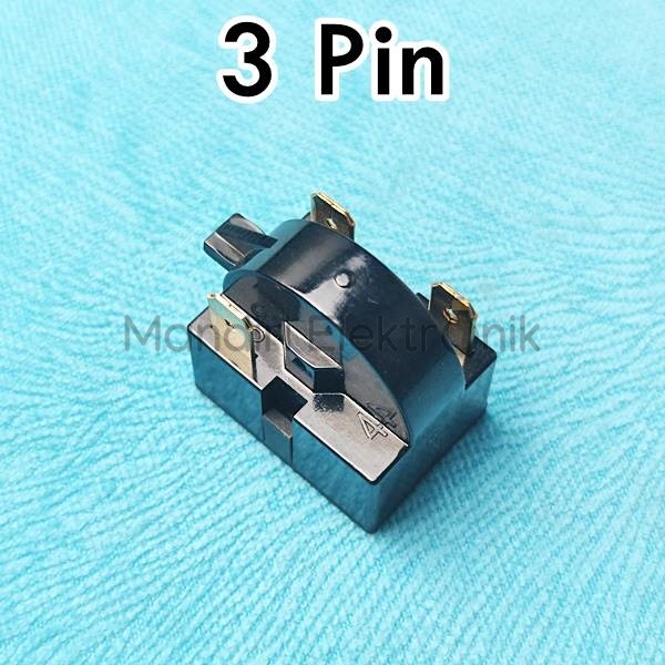 Relay PTC Kulkas 3 pin Relay PTC Kulkas Rilay Kulkas 3 Pin