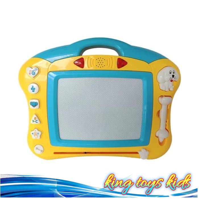 LARIS / Mainan Papan Tulis Magnet Hapus Learning, Writing Drawing Board Musik