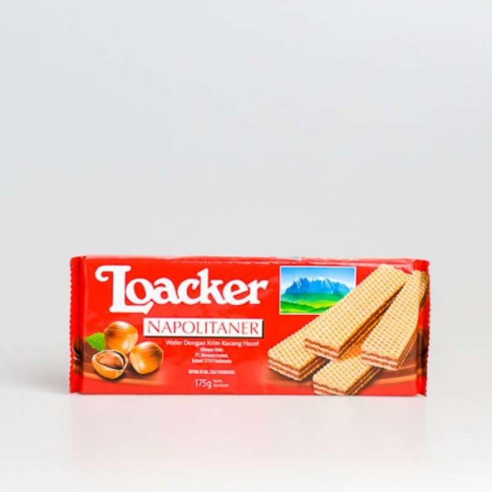 

Loacker napolitaner wafer 175gr pak