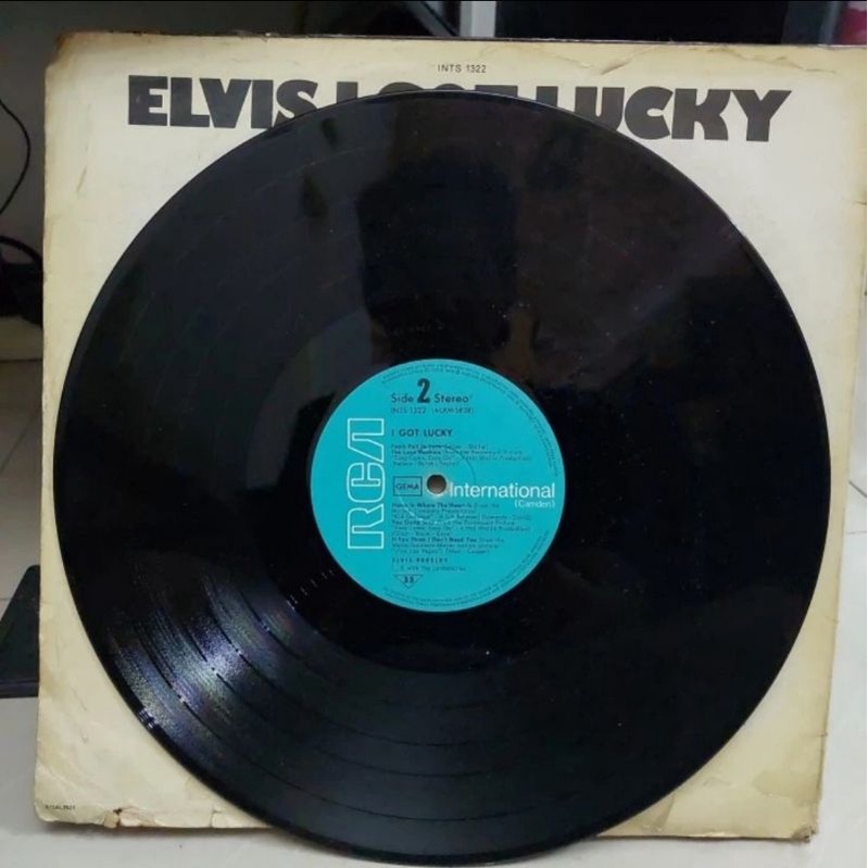 Vinyl Piringan Hitam PH 12 inch Elvis Presley I Got Lucky