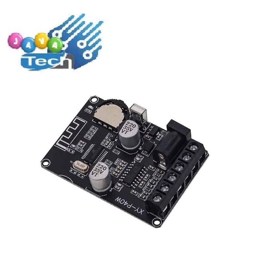 XY-P40W 2x40W Class-D Stereo Bluetooth 5.0 Remote Digital Amplifier