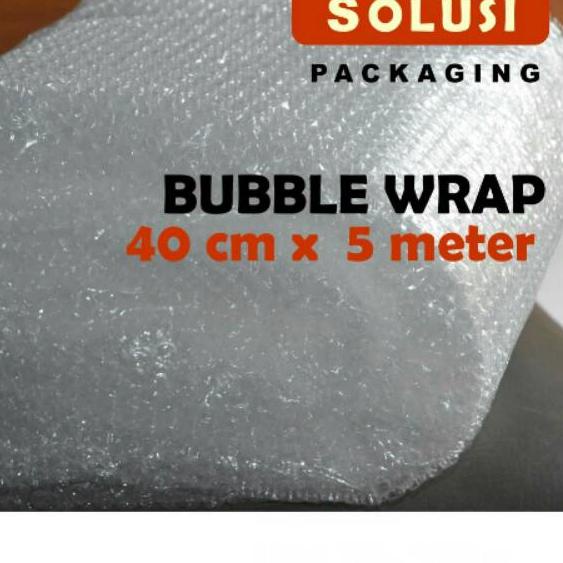 

㊢ BUBBLE WRAP POTONGAN 40CM X 5 METER / PLASTIK GELEMBUNG / BUBLE WRAP は