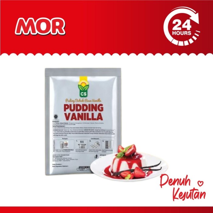 

✿ BISA COD✿ CS FOOD Pudding Vanilla Bubuk Instan Puding Rasa Vanila 1 kg