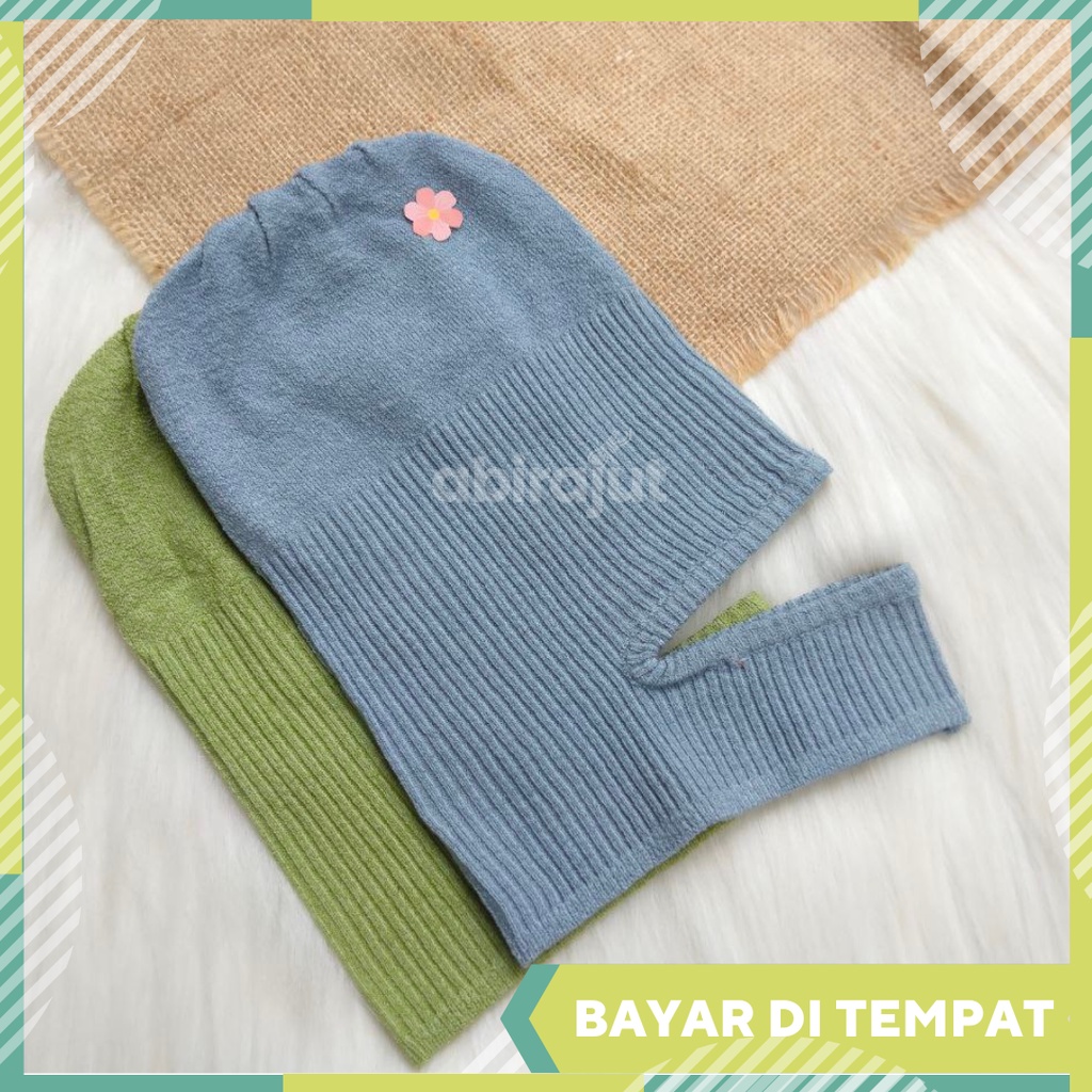 Ciput Rajut Anti Budeg Kupluk Menutup Kepala Anisa Premium