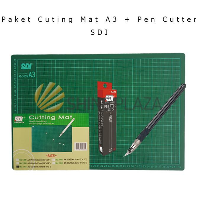 

Terlaris Paket Cutting Mat A3 - Pen Cutter SDI Termurah