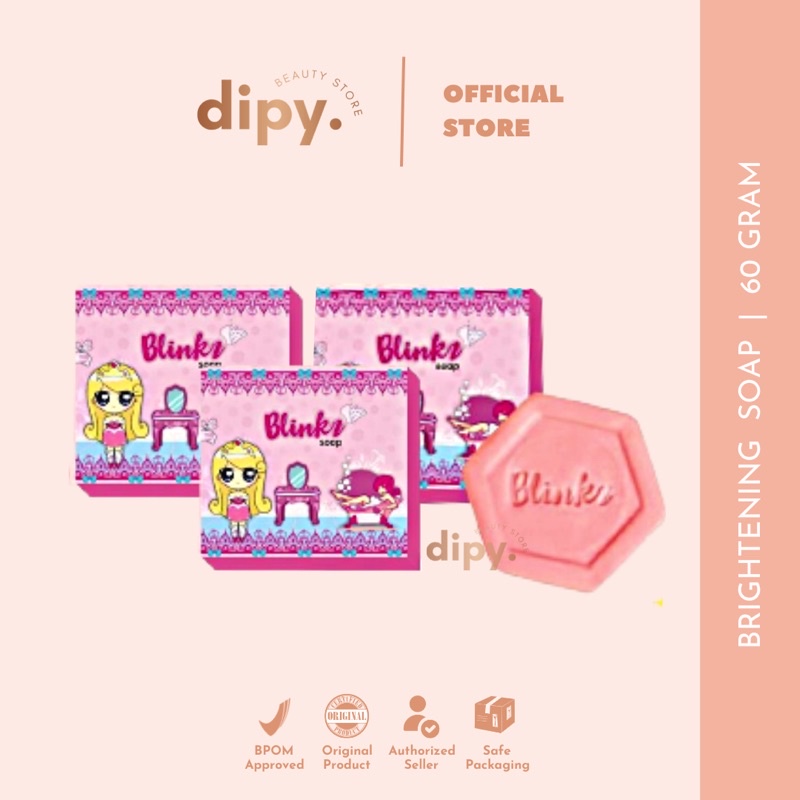 BLINK BLINKZ BEAUTY SOAP BPOM | BODYWASH SABUN PENCERAH PEMUTIH TUBUH BADAN WAJAH AMAN AMPUH ALAMI VIRAL