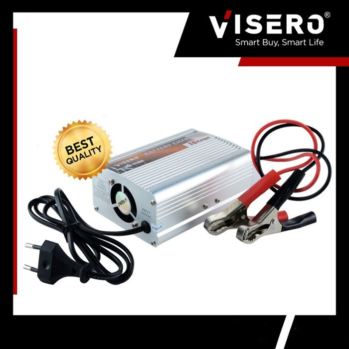 Visero VIO-1220A Battery Charger 20A 12V 20 Ampere 12 Volt Accu Aki Baterai