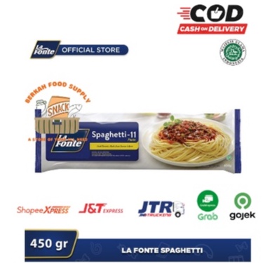 

LA FONTE SPAGHETTI 11 450 gr TERMURAH / spageti / spagetti / pasta