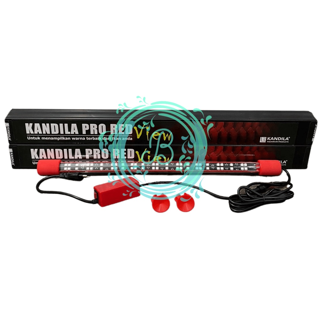 Lampu Tanning Kandila Pro Red View 400 Aquarium 40CM 40 cm / LED T8 Taning Warna Ikan Hias Arwana Oscar Koki Discus Channa Koi Louhan Arowana Lohan