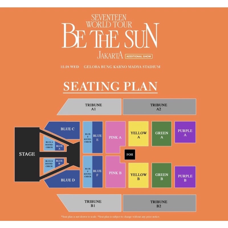 wts tiket be the sun seventeen in jkt Pink A underprice - 28 desember 2022