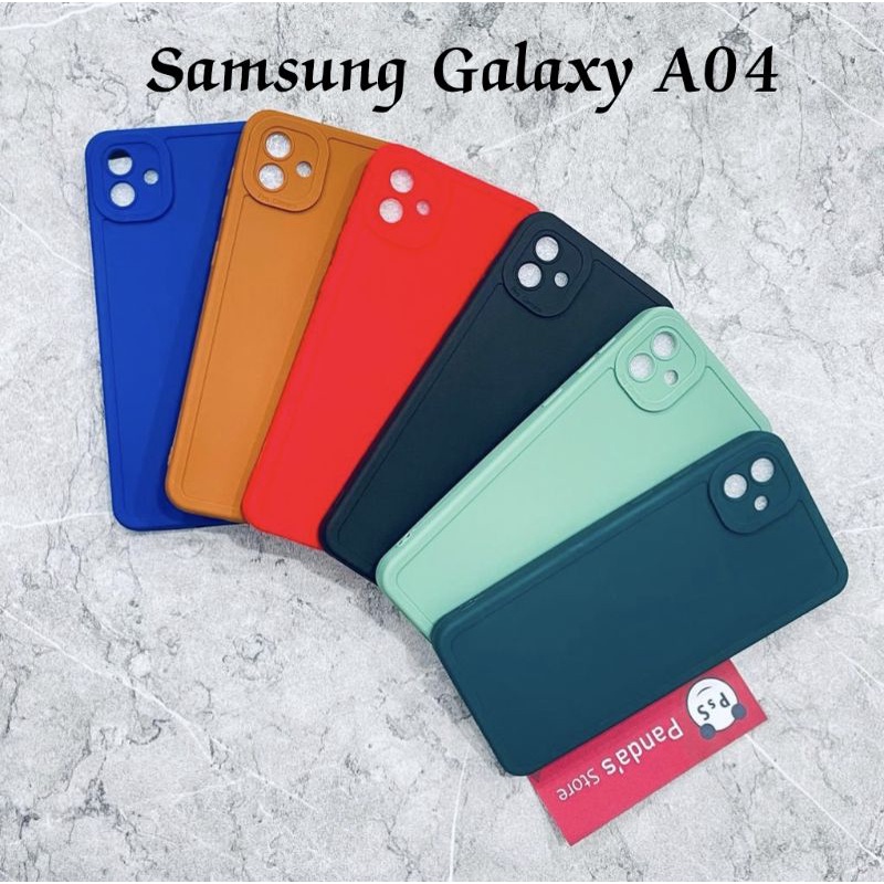 Softcase Pro Camera Samsung A04 Candy Case Full Color 3D Silikon TPU