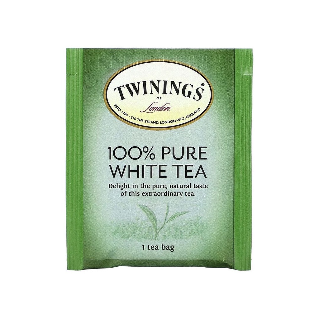 Twinings of London 100% Pure White Tea Natural Taste 20s x 1.5g