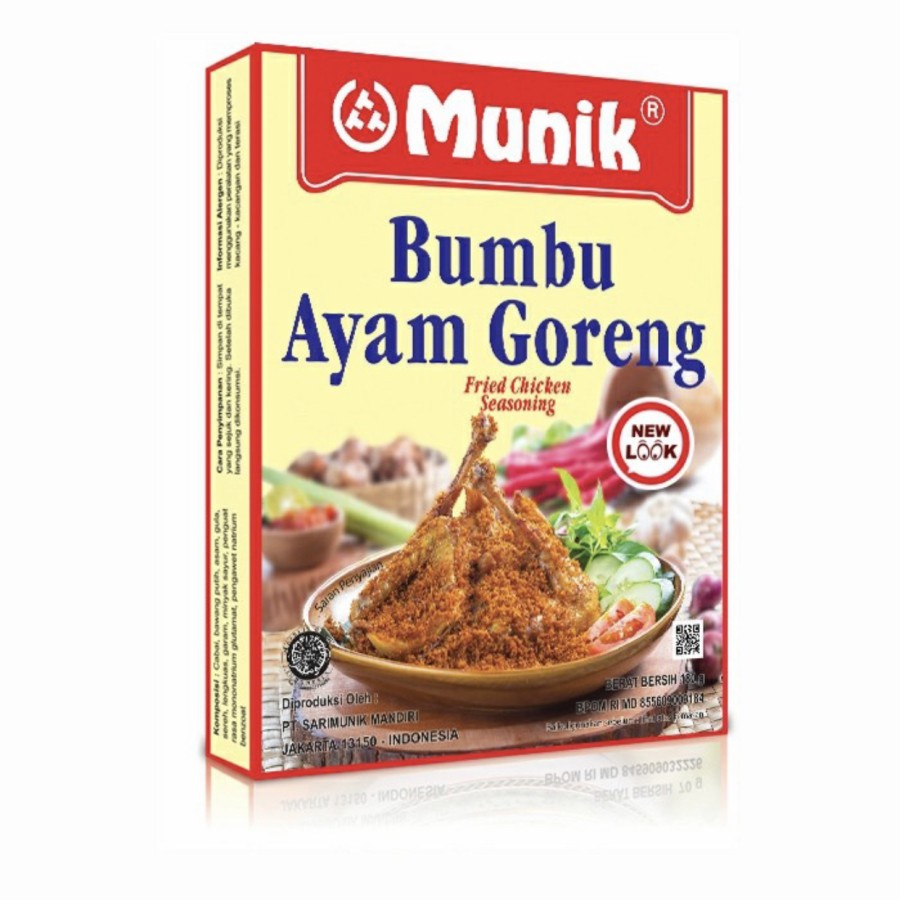 Bumbu Munik Ayam Goreng 115 grm Bumbu Masak Ayam Goreng Pasti Enak