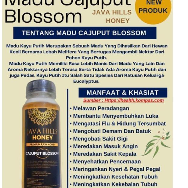 

Menarik Madu COFFEE BLOSSOM, MULTIFORA, RANDU, RAMBUTAN, CAJUPUT, SONOKELING, KALIMANTAN Javahills Honey$
