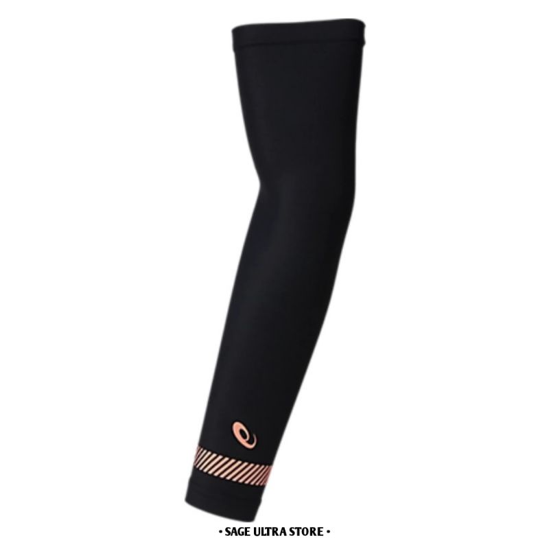 Manset Lengan Panjang Lari Running Asics Arm Sleeve Unisex Original - Blk Rd