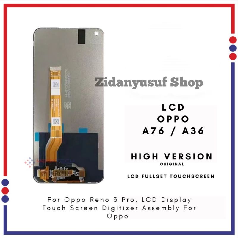 LCD TOUCHSCREEN OPPO A36 / OPPO A76 FULLSET ORIGINAL