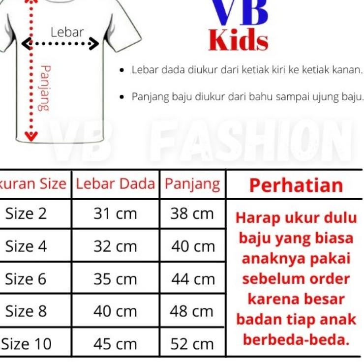 "NJA.10De22w" Kaos Anak Laki-laki Beko Series Uk 1-10thn