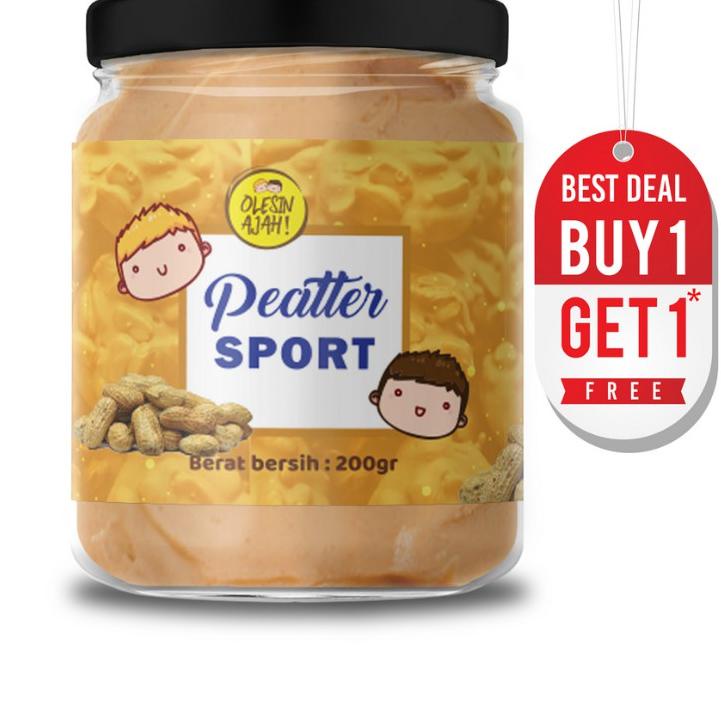 

SALE!!Buy 1 Get 1 - Selai peatter sport 200gr - OlesinAjah - Homemade|RA8