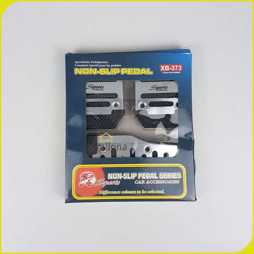 R SPORTS Cover Aluminium Pedal Gas Rem Kopling Mobil - XB-373
