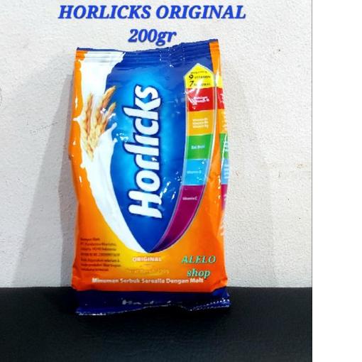 

BEST SELLER Horlicks original 200 gr 200g minuman malt sereal horlick cereal drink 200gr gandum barley`