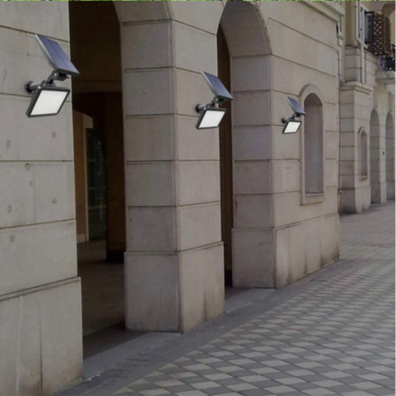 LAMPU TAMAN LAMPU OUTDOOR SOLAR POWER TENAGA MATAHARI 48 LED