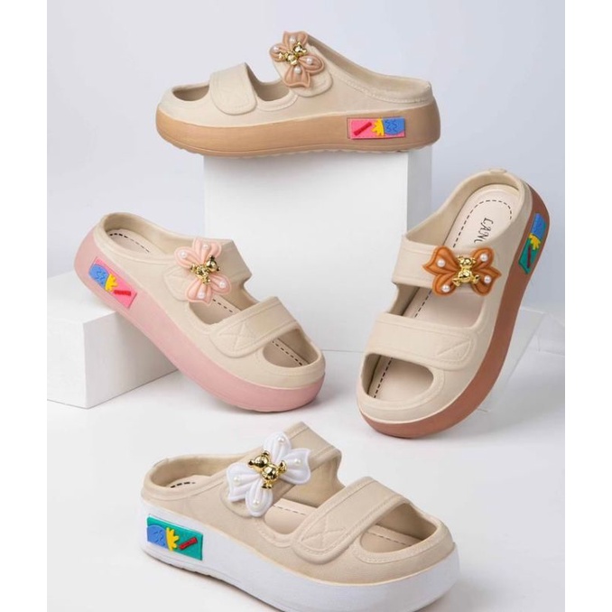 [PROMO DISKON] Sandal Wanita/Sandal Murah/Sandal Ibu-ibu/Sandal kasual/sandal viral/sandal premium /