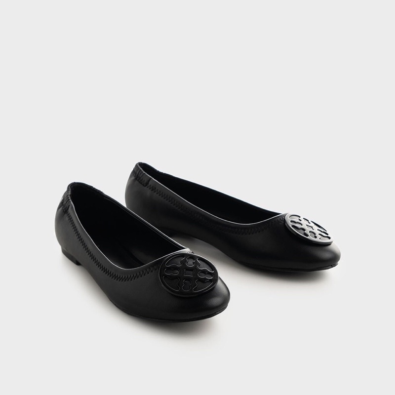 Preloved Flatshoes Urban n Co Kenji Black Flat Shoes URBAN&CO Hitam Size 36