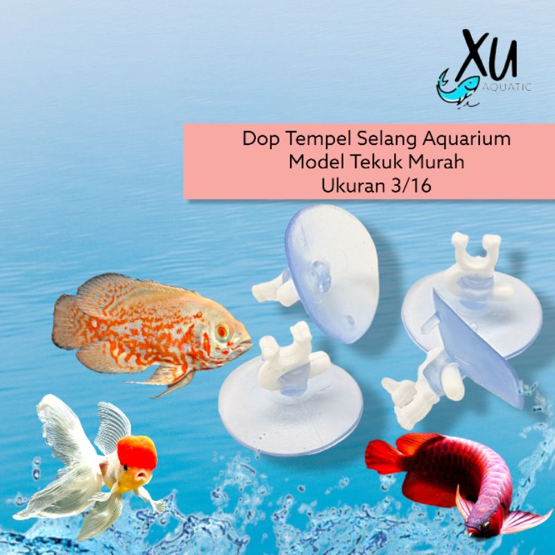 TEMPELAN KACA DOP SELANG AERATOR CO2 MURAH TEKUK AQUARIUM AQUASCAPE