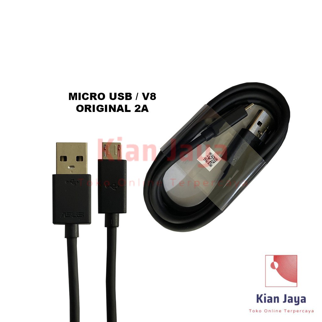 [Garansi 100% Ori] Travel Charger Asus 2A Micro USB Cable Casan Adaptor Adapter Charge Hp Ori