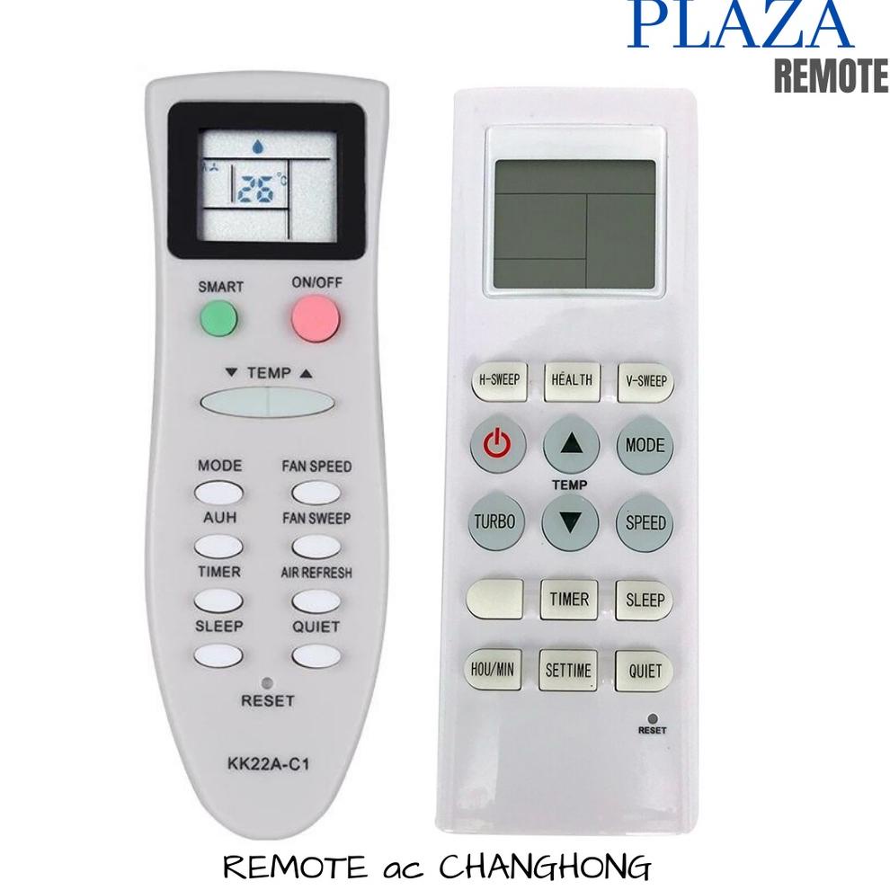 Jual REMOTE AC CHANGHONG MULTI SERIES SPLIT (KODE D7319) | Shopee Indonesia