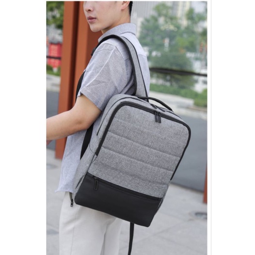 Tas Ransel Laptop Backpack Korea Import Pria Wanita 15