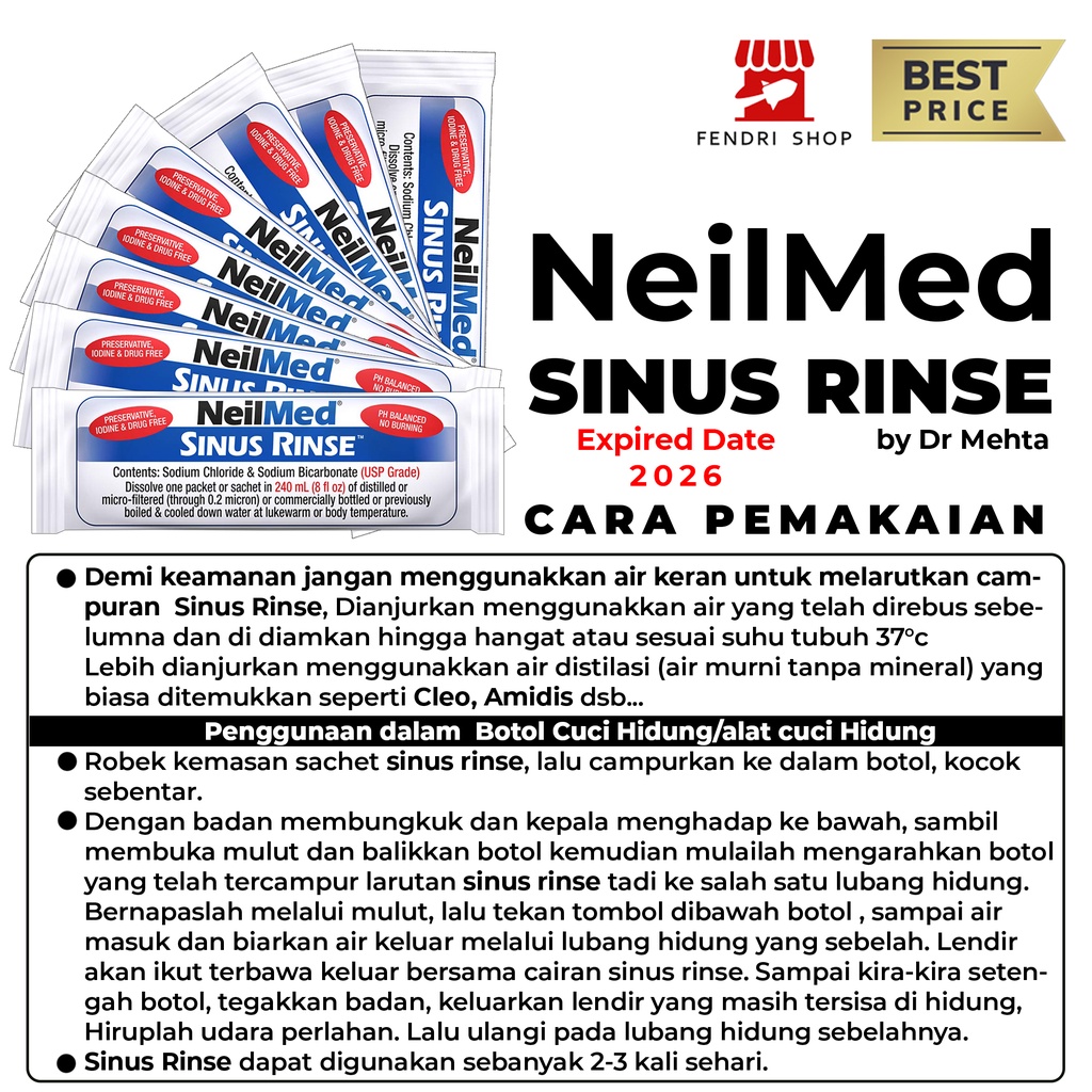 Neilmed Sinus Rinse &quot;PROMO HARGA TERMURAH!!&quot;