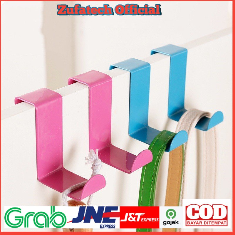 Hanger Gantungan Pintu Stainless Steel 2 PCS - JY-585 - Multi-Color