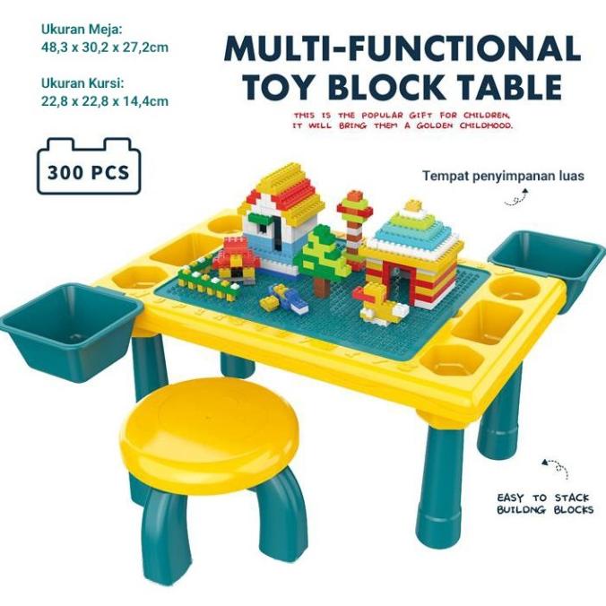 

Meja Belajar Anak Multifungsi Learning Table Block 300 Pieces