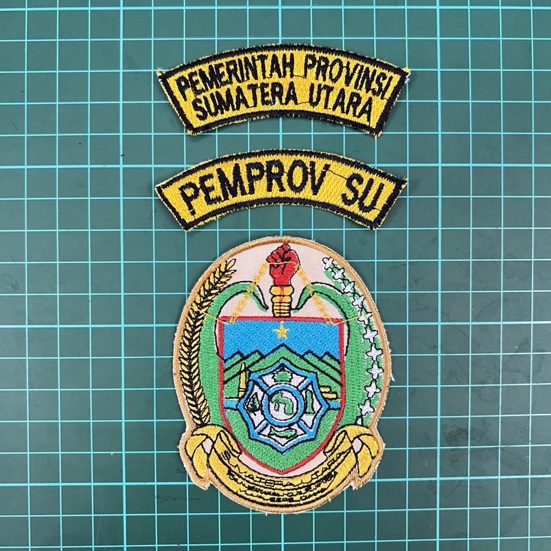 Logo &amp; Lokasi Bordir PEMPROV SUMATERA UTARA