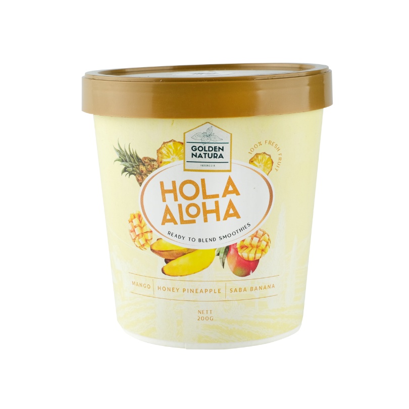 

Golden Natura Indonesia - Premium Ready-to-Blend Hola Aloha Smoothies | Smoothies Buah Beku