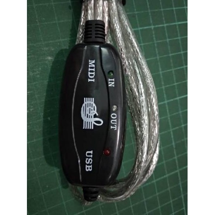 Diskon Kepuasan Kabel Converter USB Midi to Music Keyboard Adapter Cable - Kabel midi