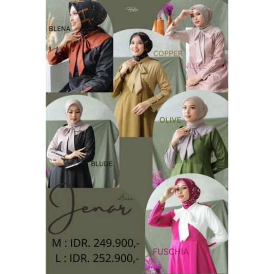 GAMIS TOYOBO JENAR DRESS HALWA APPAREL
