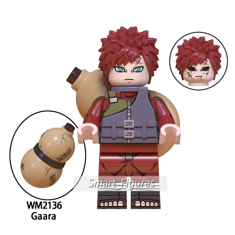 [New] Minifigures Naruto Raikage Temari Terumi Mei Onogi Mainan Hadiah Yamanaka Ino Angka Mini WM6110 WM6111