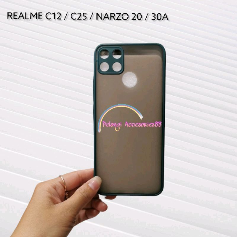 CASE REALME C12 / C25 / C25S / NARZO 30A / NARZO 20 SOFTCASE CASE DOVE FULL COLOUR