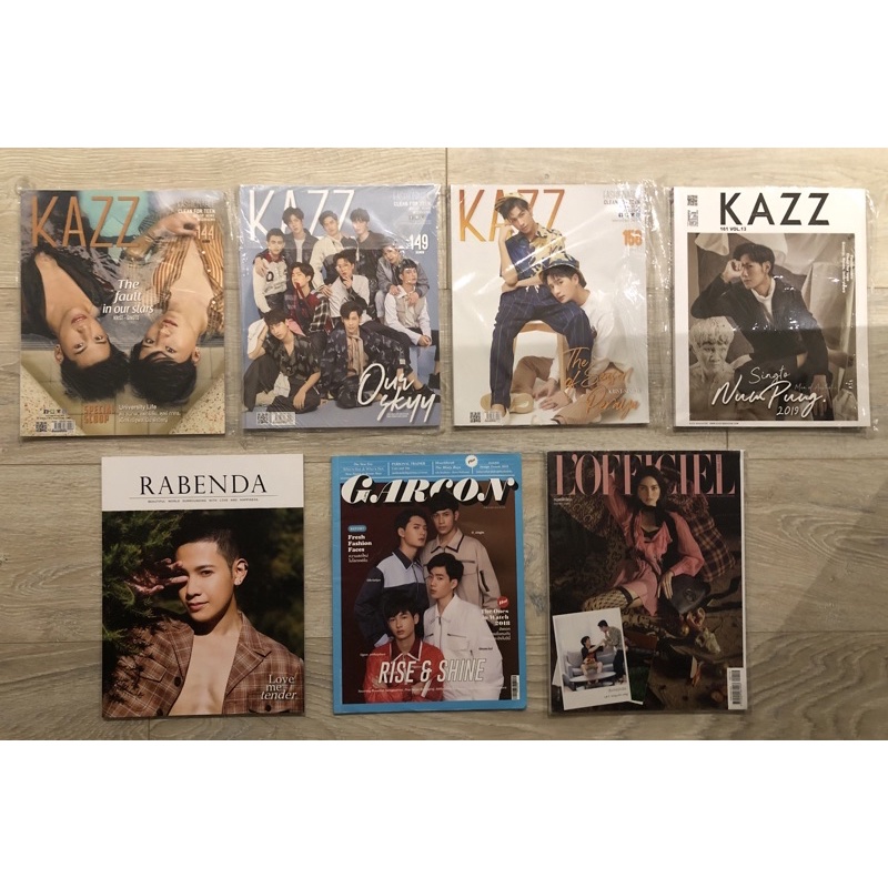 Krist-Singto kazz hug magazine rabenda praew l’officiel garcon ourskyy our skyy taynew polca babii o