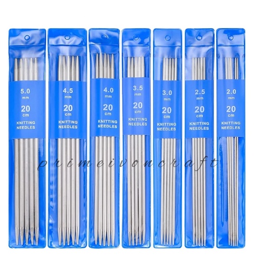 35pcs/SET Double pointed knitting needle aluminium 20cm DP149