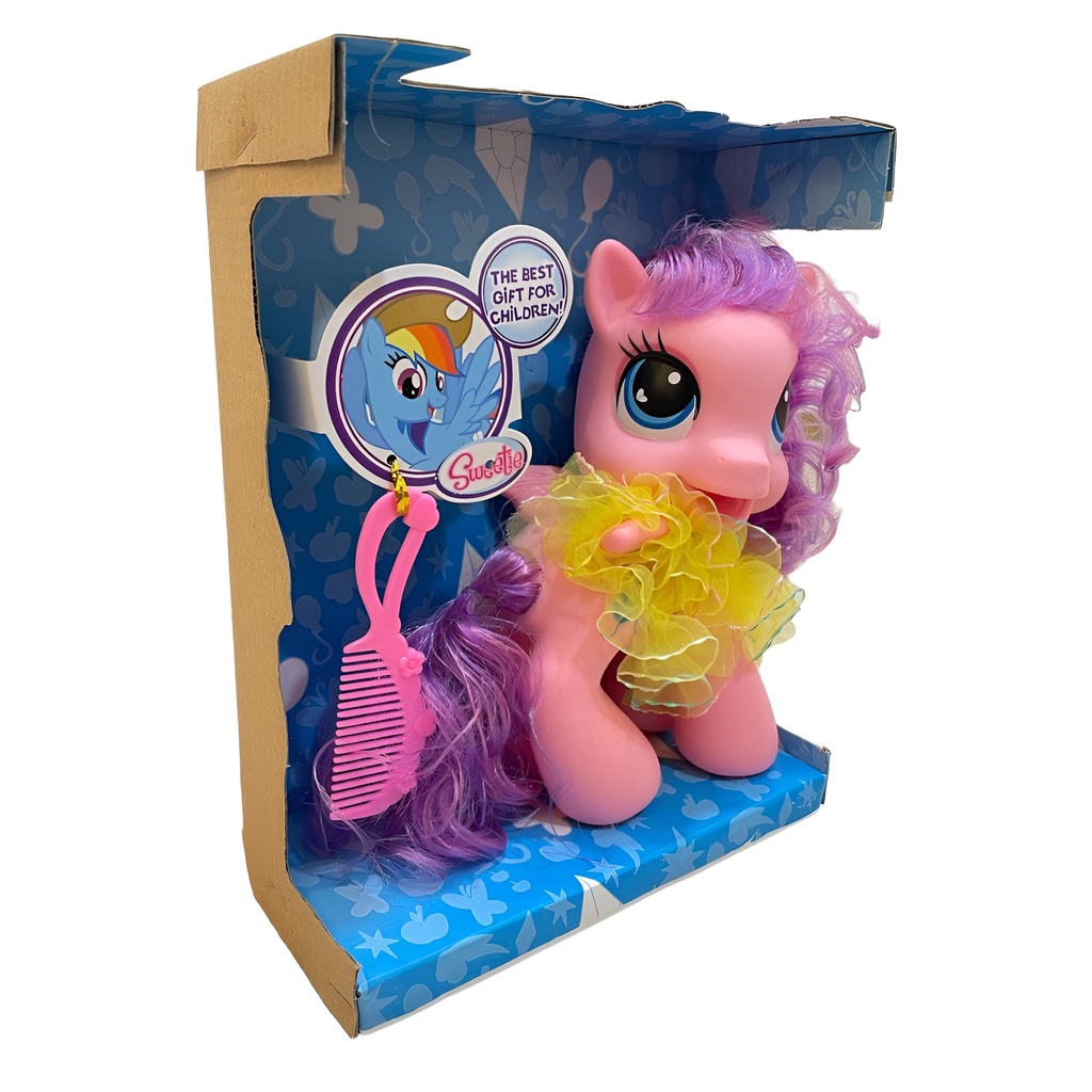 Mainan Kuda Pony Lampu &amp; Musik | Mainan Anak Perempuan 2-3-4-5-6-7 Tahun Pretty Horse Pony | Kado Ulang Tahun Anak Cewek